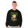thumbnail image 5 of Dennis the Menace Stackin Money Men's Crewneck Sweatshirt Brisco Brands S, 5 of 6