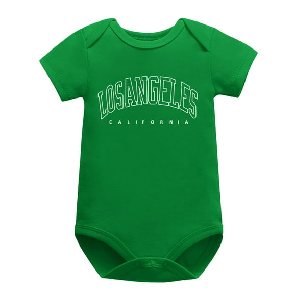 Gubotare Baby Girls Bodysuits Baby Girls Ribbed Bodysuit Outfits Spring Summer Clothes (Green,0-3 Months)