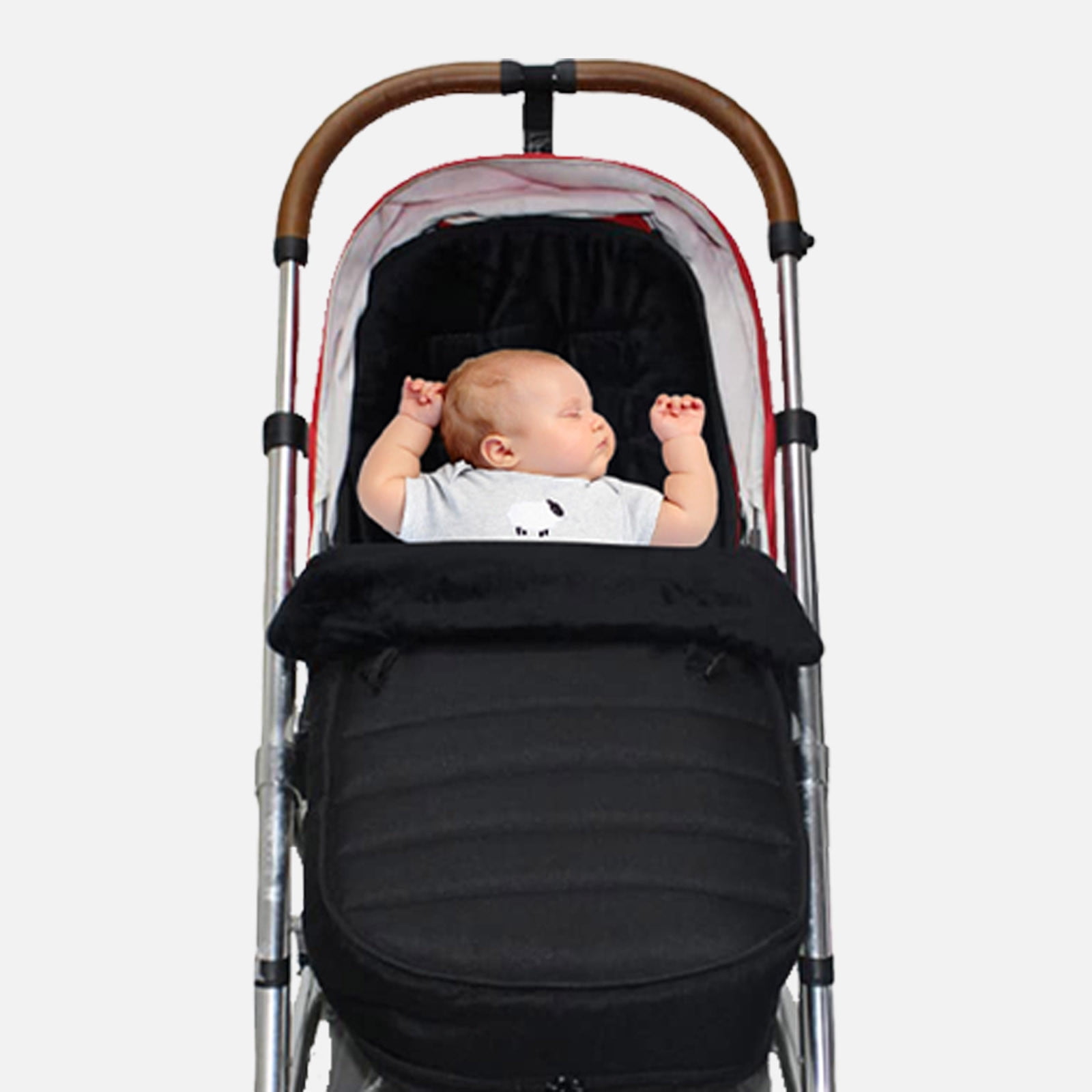 Home Textile Storage Baby Footmuff for Stroller Universal Windproof Pushchair Sleeping Bag with Warm Foot Pad for Cozy Outdoor Adventures