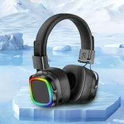 RFUGUG Bluetooth Headphones Over Ear - Wireless Headset with Premium Sound, Marshall-Inspired Retro Style Headset Gift for Students and Music Lovers