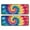 Colorful Rainbow Tie, variant on Kitchen Rugs Sets Of 2,Rainbow Tie Dye Mandala Pattern Anti Fatigue Kitchen Mat Rugs Non Slip Washable,Decorative Kitchen Floor Mats for Kitchen,Sink,Laundry,17"x47"+17"x47"