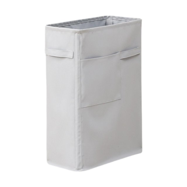 Rongfmy Yoga Mat Storage Rack Foldable Laundry Hamper for Foam Rollers Dorm Bathroom Blue Gray