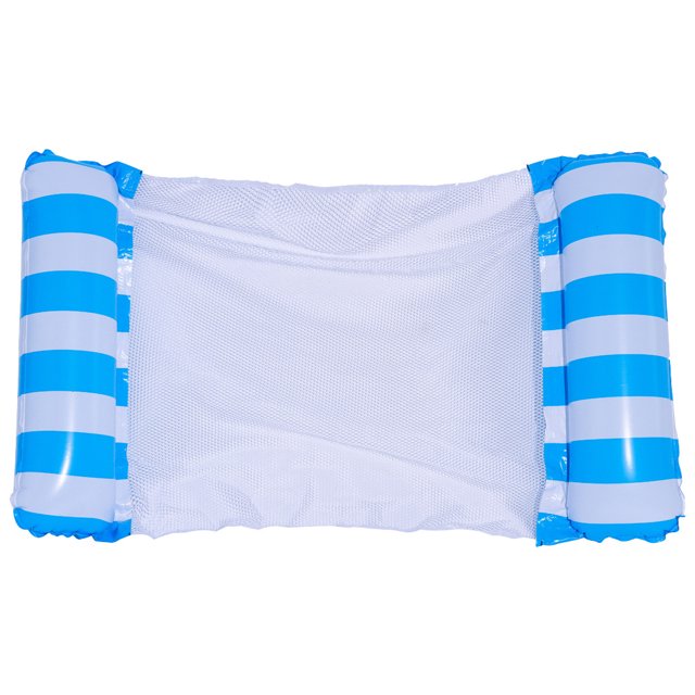 Flotador de piscina inflable hamaca, tumbona de flotador de piscina, silla de flotador de piscina, hamaca de piscina multiusos Adepaton CPB-DE-SSW470-6