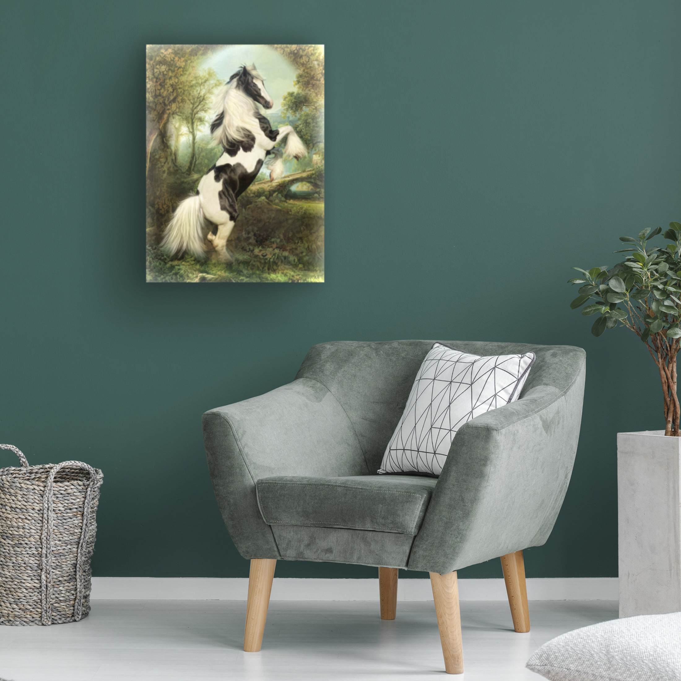Canvas Wall Art - Trudi Simmonds 'Romany Gypsy' Wall Art for Living Room, Bedroom, or Office Décor by Trademark Fine Art - 18 x 24 Inches