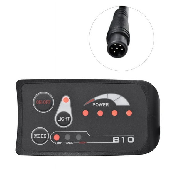 6PIN S810 E-Bike Meter LED Display IP65 36V UART for Electric Bike Electric Bicycle Met mj1445