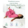 thumbnail image 5 of PurComfy Supersoft Toddler Sleep Sack With Feet 1.0 Tog, Premium Bamboo Viscose Sleep Sacks With Legs 2-Way Zipper Sleep Bag Walker 15-24 Month, Blush, 5 of 9