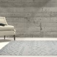 thumbnail image 2 of Ladole Rugs Sustainable Contemporary Trellis Machine Made Area Rugs Carpets in Ivory-Water Green, 2 of 4