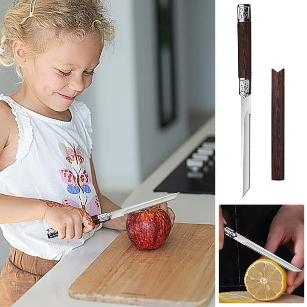 Cuchillo de Fruta Que Se Puede Afilar y Desmontar para Su Entrega.