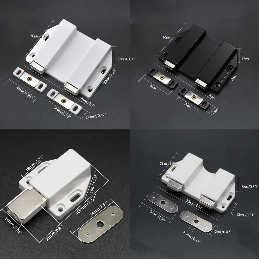 Convenient Magnetic for Touch Latches for Kitchen Home Door Drawers Cupboard Cabinet Push to Open Latches Push Catches Convenient Magnetic for Touch Latches for Kitchen Home Door Drawers Cupboard Cabinet Push to Open Latches Push Catches