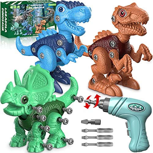 Dinosaur Toys for 3 4 5 6 7 Year Old Boys, Take Apart Dinosaur Toys for  Kids 3-5 5-7 STEM Construction Building Kids Toys with Electric Drill,  Dinosaur Toys Christmas Birthday Gifts Boys Girls 