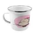 thumbnail image 2 of Love Steel Camping Mug, Cartoon Birds is Sitting on a Branch Bee Smiling Loving Valentine, Printed Thermal Cup for Camping and Outdoor Activities, by Ambesonne, 2 of 2