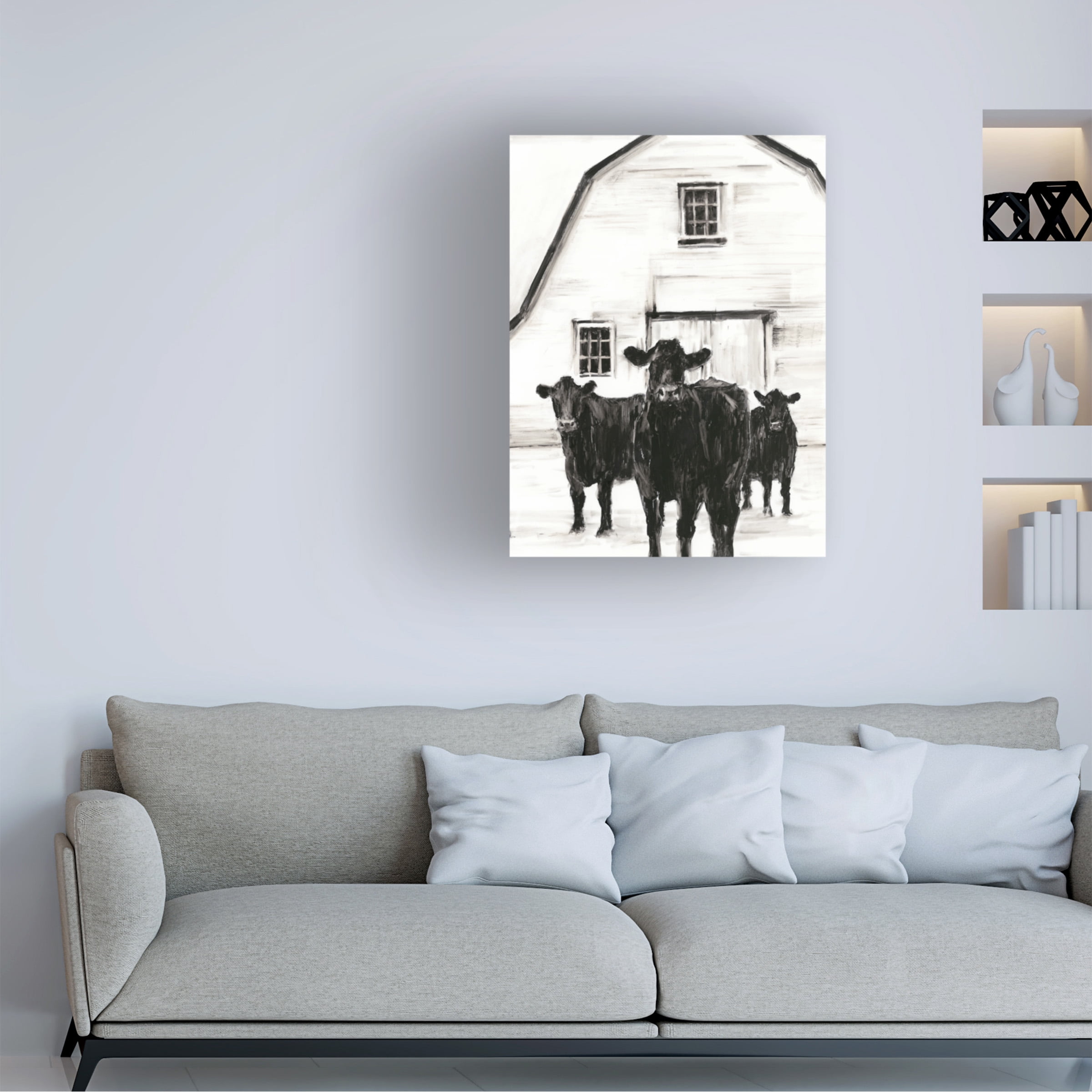 Ethan Harper 'Standing Around II' Canvas Art