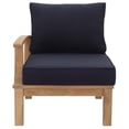 thumbnail image 3 of Modway Marina Outdoor Patio Teak Left-Facing Sofa, Multiple Colors, 3 of 10