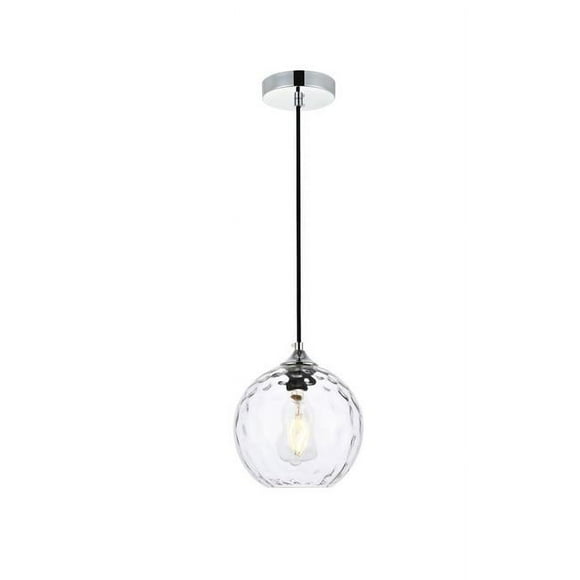 Living District LD2281C 8 in. Cashel Pendant, Chrome
