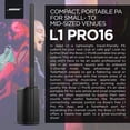 thumbnail image 2 of Bose L1 Pro16 - Sistema PA portátil, altavoz Line Array portátil con Bluetooth integrado, mezclador incorporado y control inalámbrico por aplicación, 2 of 5