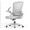 Gray, variant on Bigzzia Ergonomic Office Chair, Mid-Back, Adjustable Height, Flip-Up Arms and Lumbar Support, Black