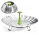 thumbnail image 5 of Cesta de vapor telescópica de acero inoxidable plegable con mango telescópico resistente al calor y pies antideslizantes para vaporizadores, 5 of 5