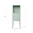 thumbnail image 3 of Pale Green Crosshatch Accent Storage Cabinet, 3 of 10
