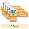 (5 pack) Juicy Juice 100% Juice, Orange Tangerine, 8 Count, 4.23 fl oz Juice Boxes