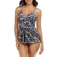 thumbnail image 4 of VBVC Two Piece Tankini Swimsuit for Women Halter Swimsuit Dress with Bottom Bathing Suits, 4 of 6