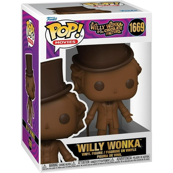 Pop Movies Willy Wonka and The Chocolate Factory Figurine Articulée de 3,75 Pouces - Willy Wonka (Parfumée) #1669