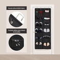 thumbnail image 3 of OUSITAID Over The Door Mesh Pocket Shoe Organizer  18 Large Breathable Durable Pockets with 4 High-end Hooks  Storage Rack for Shoes  Sneak, 3 of 7