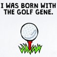 thumbnail image 2 of CafePress - Born With The Golf Gene Body Suit - Long Sleeve Cotton Baby Bodysuit, 2 of 4