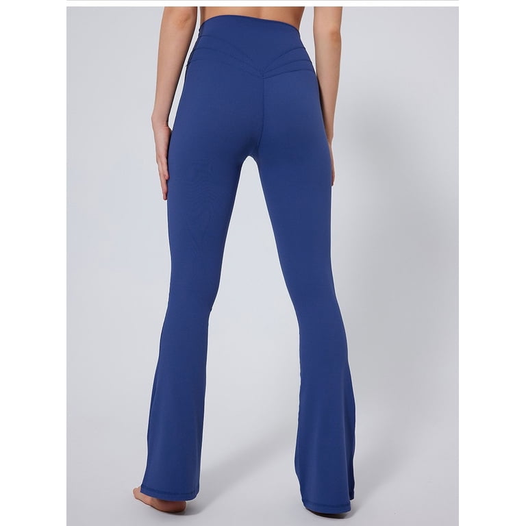 Shop Women's Flare Yoga Pants in Black with Pockets and High Waist Fit Shop Women's Flare Yoga Pants in Black with Pockets and High Waist Fit
