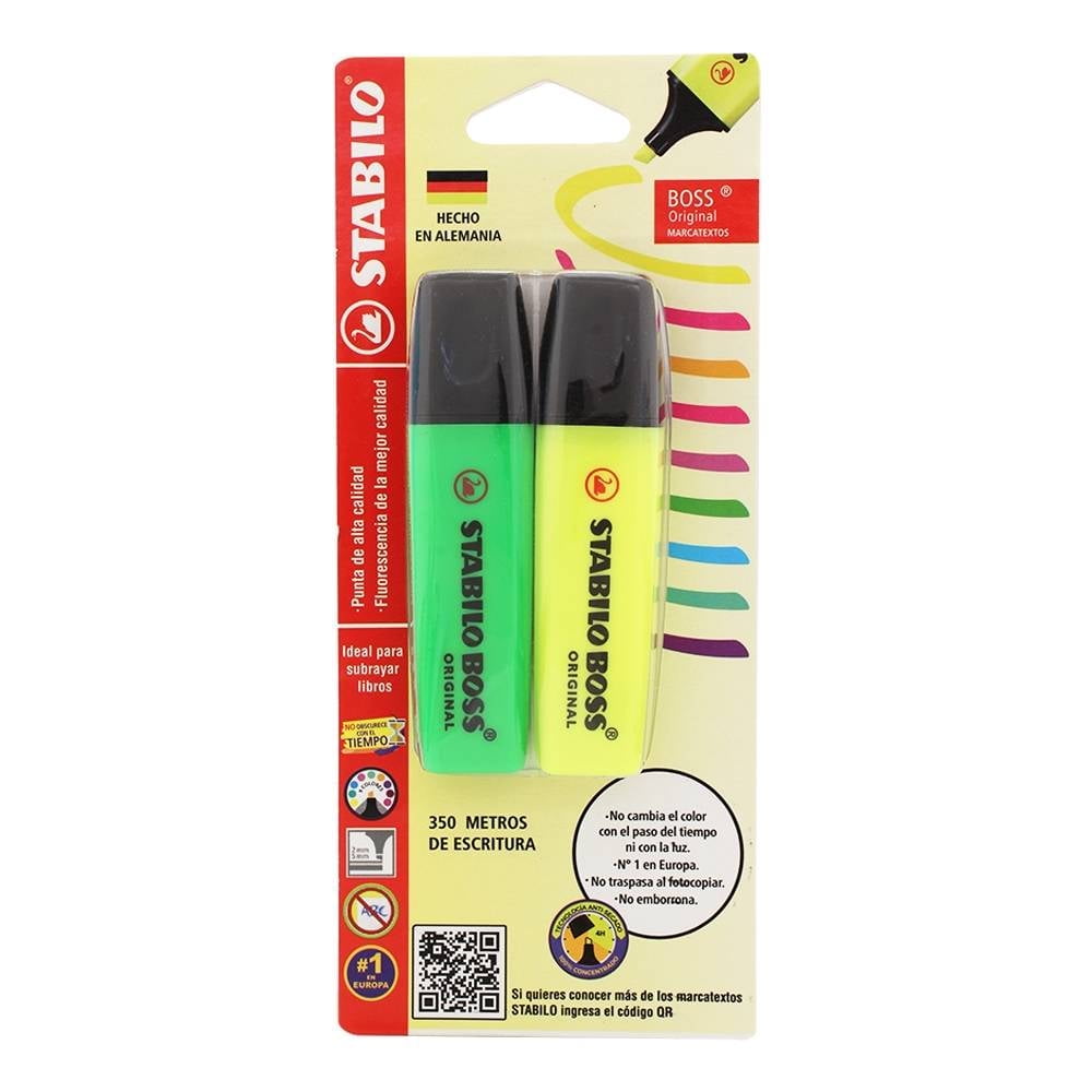 Rotuladores Fluorescentes STABILO BOSS ORIGINAL Pastel- Marqueurs De Texte STABILO à Imprimer Nuevos Colores
