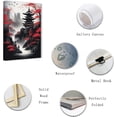 thumbnail image 5 of ZHONGYUTONG Japanese Canvas Wall Art Red and Black Cherry Trees Pagoda Painting Japanese Landscape Poster Prints Japan Themed Artwork Wall Decor (12.00" x 18.00"), 5 of 5