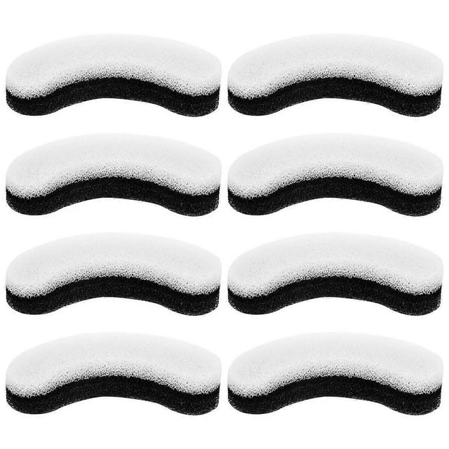 8Pcs Pet Water Fountain Filters Cat Water Fountain Sponge Filter Replacement for WF050 Cat Fountain
