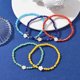 thumbnail image 2 of Flower Natural Shell & Glass & Seed Beaded Stretch Bracelet Mixed Color Inner Diameter: 2-1/8 inch(5.5cm), 2 of 5