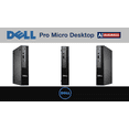 thumbnail image 2 of Dell Pro Micro QCM1250 (Replaces Optiplex) AI Business MFF Mini PC (Intel Ultra 5-235T, 64GB DDR5, 1TB SSD, WiFi 6E, Bluetooth 5.3, RJ-45, DP, HDMI, Win 11 Pro), 2 of 6