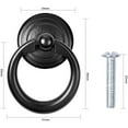 thumbnail image 2 of Cabinet handles, 10 metal cabinet handles (black), 2 of 3