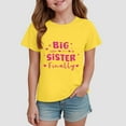 thumbnail image 2 of eileial Shirts for Girls Girls Pleated Oversized T Shirts Kids Summer Short Sleeve Crewneck Casual Tops Tees,Yellow 9-10Years, 2 of 5