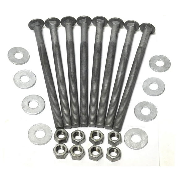 1/2" x 8" Galvanized Carriage Bolt Set (Pack of 8)