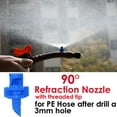 thumbnail image 2 of 50 Pcs Jets de Pulvérisation Micro 90-360D Arrosage Brumisateur Arroseur Irrigation, 2 of 3