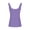 Purple#women's u neck ribbed workout camisoles, variant on Women's Ribbed Tank Tops 2026 Summer Casual Workout U Neck Vests Fitted Knitted Sleeveless Lightweight Basic Camisole Green,XL