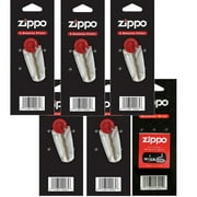 Zippo Lighter 5 Flint card (30 flints) & 1 wick card