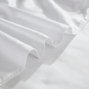 1000 Thread Count Egyptian Cotton SheetsKing Size Hotel Luxury Collectio,Striped Sheet,Ivory Stripe(White Satin Stripes 90.55x78.74x0.07in)Clearance from QiwagFerng