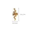thumbnail image 2 of 9 Pcs Anneaux de Dreadlocks en Forme de Serpent Perles de Barbe Accessoire pour Cheveux, 2 of 7