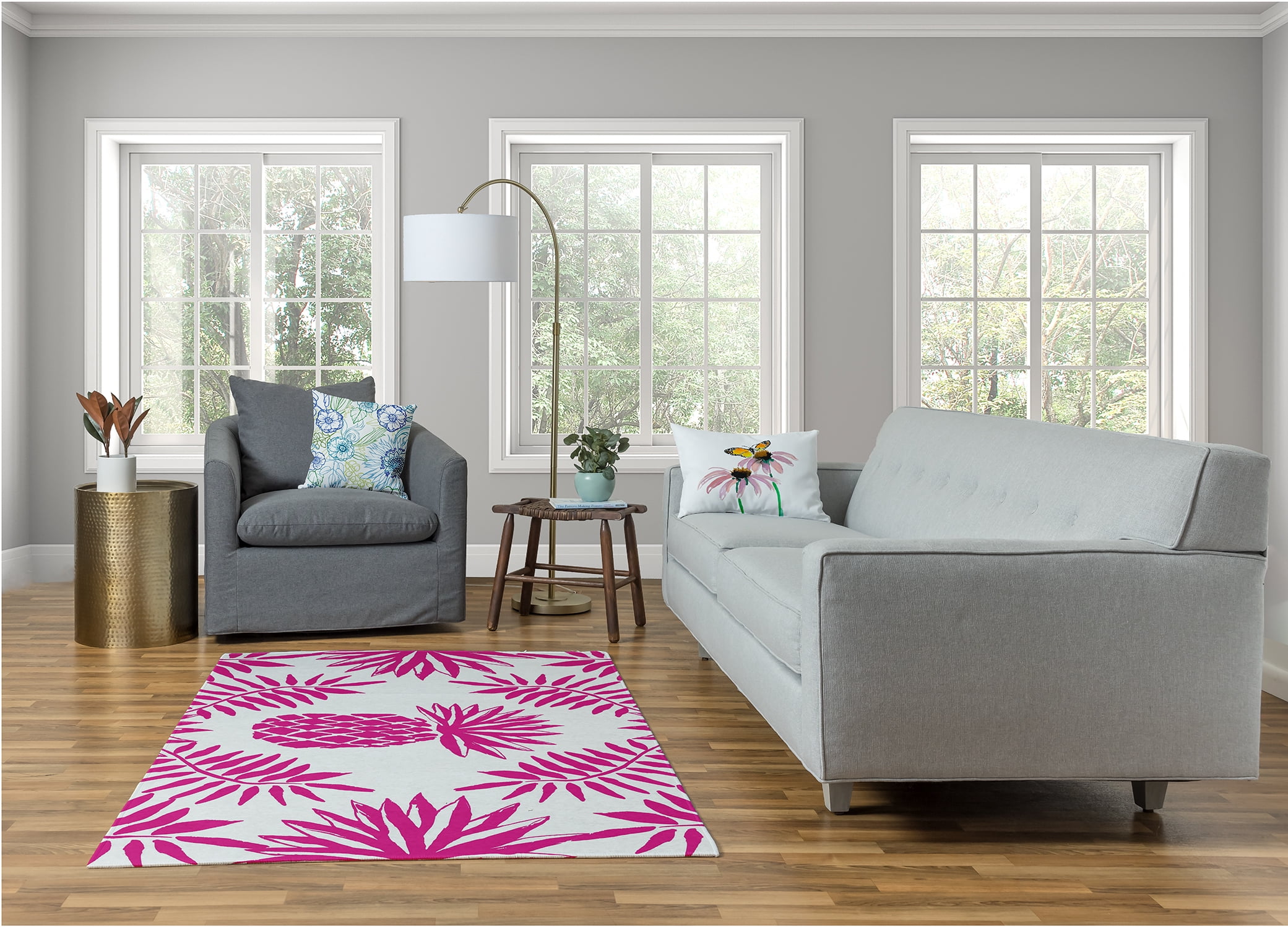 Simply Daisy Botanical Blooms Floral Area Rug, 4' x 6'