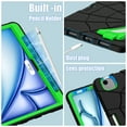 thumbnail image 3 of Allytechgroup iPad Air 11 Inch 2026 2025 2024 Case, Cute Stylish Design Kids Friendly Rugged Kickstand Lightweight Silicone PC Case with Pencil Holder for Apple iPad Air 11 Inch M4 M3 M2, 3 of 8