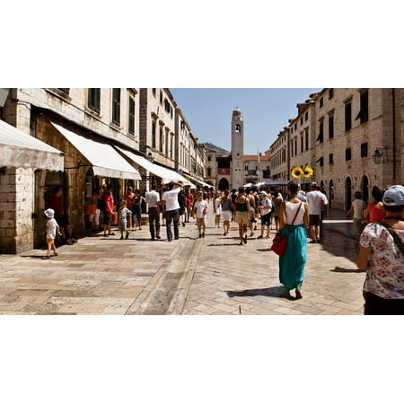 Canvas Print Europe City Architecture Dubrovnik Old Croatia Stretched Canvas 10 x