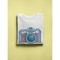 thumbnail image 3 of Retro Blue Camera Design  Sweatshirt Women -Image by Shutterstock, Female x-Large, 3 of 4