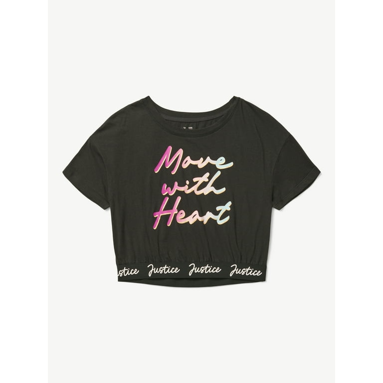 cropped graphic tee