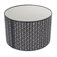 thumbnail image 3 of Pantalla de metal con patrón hueco, repuesto E27 E14, pantalla de luz para mesa, suelo, luz de techo, color negro, 3 of 10