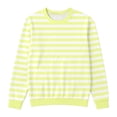thumbnail image 4 of WOYY Boys Striped Sweatshirt Crew Neck Long Sleeve Pullover Unisex Sweatshirts, Sizes 3-14, 4 of 6