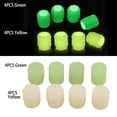 thumbnail image 1 of 8Pcs Fluorescent Luminous Tire Valve Stem Covers Car Tire Valve Cap 4 Yellow+ 4 Green, 1 of 10
