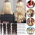 thumbnail image 7 of SEGO Clip in Hair Extensions Human Hair 100% Real Remy Hair 10-24 Inch Full Head Thick Hair Pieces Silky Curly Balayage Hair Cleanrance, 7 of 7
